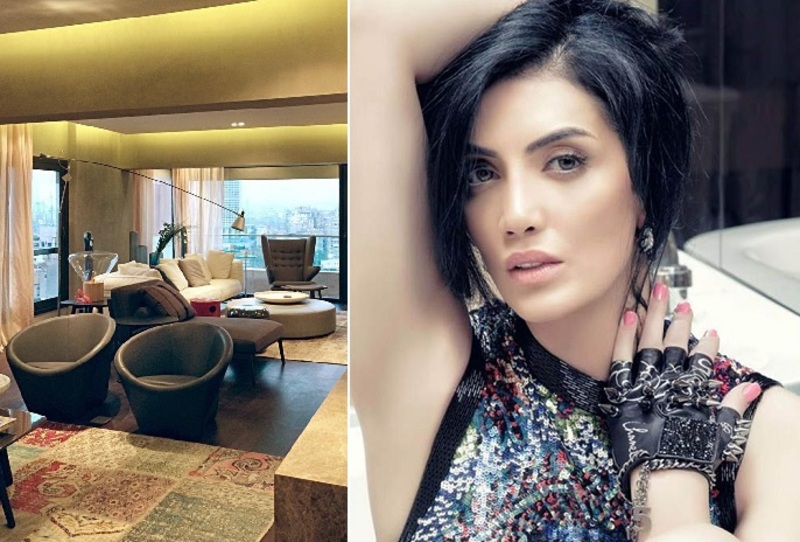 صور منزل حورية فرغلي قطعة فندقية مبهرة